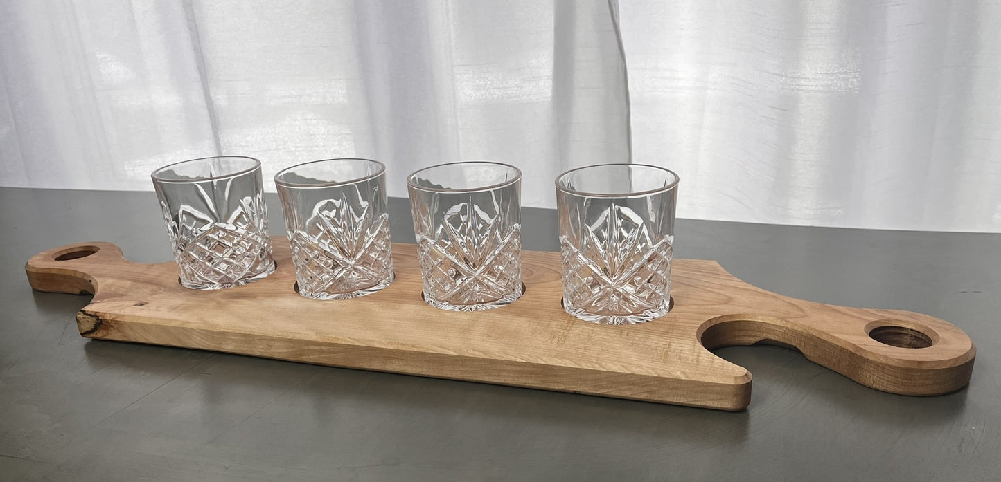 Planche à verres de Whisky