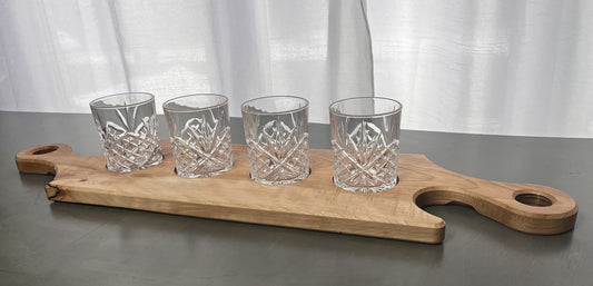 Planche à verres de Whisky